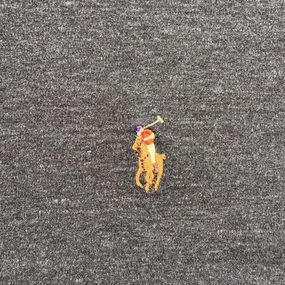 Polo Ralph Lauren Men’s Classic Fit Long Sleeve T-Shirt 2XL Dark Gray Solid - Picture 3 of 3